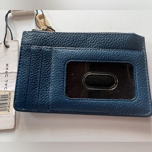 Marc Jacob Simple top zipper leather wallet